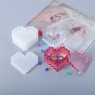 【Nancy home】DIY Epoxy Resin Love Heart shaped Storage Box Silicone Molds For Epoxy Resin crafts Handmade Making Trays Supplies for Jewelry