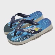 Havaianas 兒童拖鞋 Spongebob 中童 藍 海綿寶寶 夾腳拖 41470660001K