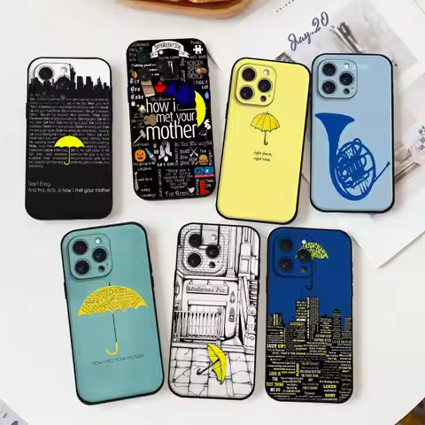 How I Met Your Mother Phone Case For IPhone 17 16 15 14 13 12 11 X XR XS Plus Pro Max Mini Soft Blac