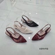 Valerie 3cm lace back strap heels 35-40 V311-F13