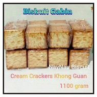 BISKUIT KHONG GUAN GABIN TAWAR 1100 gram - Cream Crackers Khong Guan