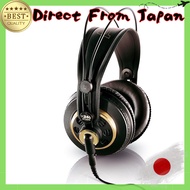 AKG Wired Semi-Open Studio Monitor Headphones K240S [Authorized Domestic Product] Black