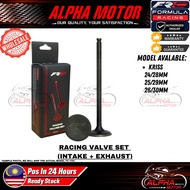 FRC FORMULA RACING VALVE SET KRISS110  24/28mm 25/29mm 26/30mm IN + EX INTAKE EXHAUST 1 SET 2PCS