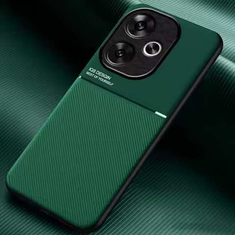 For Xiaomi Poco F6 5G Case Car Magnetic Holder Silicone Back Cover for Poco F6 F 6 6F PocoF6 5G Leat