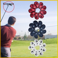 Gepnoo 9x Golf Iron Head Covers Classic Spiders Golf Iron Headcover PU Golfer Gift