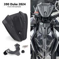 New Motorcycle Windshield Windscreen Front Wind Deflector Guard Black For 390 Duke 390Duke 390 DUKE 