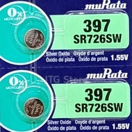 ORIGINAL MURATA SR726SW 397 BATTERY SR726 AG2 SR726W GT WATCH BATTERY