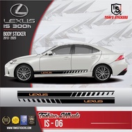 👍👍 LEXUS IS 300h CAR BODY STICKER SET IS - 06
