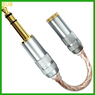 BUB 15cm Long 6 35mm to 4 4mm Dongle Adapter Cord Balanced Wire for Easily Connection of Headphones 