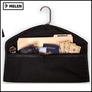MELEN Hanger Diversion Safe, Discreet Storage  Cloth Hidden Pocket Safe, Portable Waterproof Safe Hi