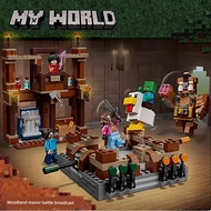 lego minecraft minecraft toy Minecraft Forest Mansion Battle Arena 21272 Boys Girls Educational Asse