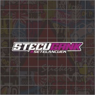 Cutting Sticker Stecugank 30 x 4.5 Cm || Reflective Sticker, waterproof