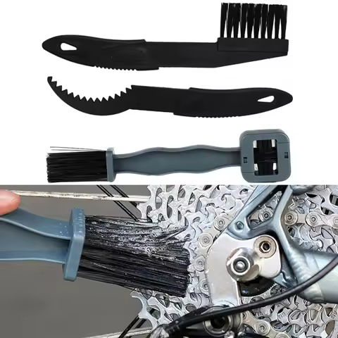3pcs/set Chain Cleaner MTB Mountain Bike Machine Plastic Washer Brush Scrubber Bicycle Cycling Ridin