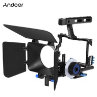 Andoer C500 Aluminum Alloy Camera Camcorder Video Cage Rig Kit Film Making System with 15mm Rod Matt