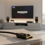 4K 1.8m DisplayPort to HDMI Cable with Audio/Video for PC Monitor  Kabel 4K 1.8m DisplayPort ke HDMI