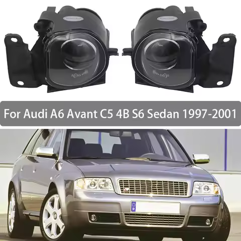 Fog Lamp For Audi A6 Avant C5 4B S6 Sedan 1997 1998 1999 2000 2001 Front Bumper Anti Fog Light 4B094