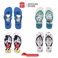 MINISO Men's Flip-Flops- Snoopy Summer Travel (Blue/ Beige)/Disney 100 Celebration (Colorful Dots/Black &amp; White)slippers