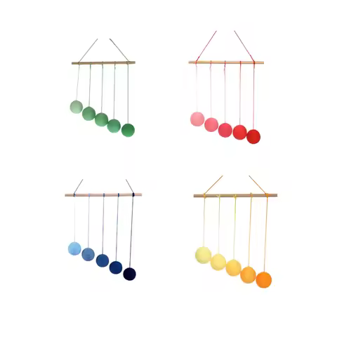 Montessori Gobbi Mobile Baby Toys 0 6 Month Newborn Game for Visual Sense Early Devlopment NIDO Sens