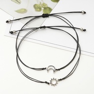 Best Friend Bracelet Set Friendship Jewelry Adjustable Gift Wristband Matching E9c4