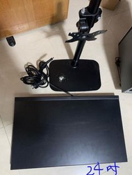 9成新DELL24吋電腦螢幕連支架