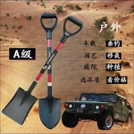 Quenching Camping Outdoor Rescue Gadget Sand Digging Manganese Steel Car Shovel Iron Shovel Gardenin