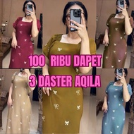 100 Thousand Get 3 Aqila Rayon Premium Daster Latest Viral TeenageWanita