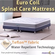 Ready Stock - King size *Euro Coil Spinal Care Mattress * 9 Inch Spring Mattress with Teflon fabric * water repellent technology