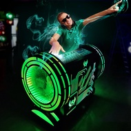 Black LED Light DJ Table for Bar And KTV Room Portable Sound Mixing Console Designer Furniture Metal