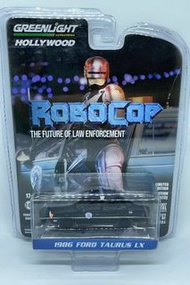 ROBOCOP Greenlight 1:64 1986 FORD TAURUS LX Police Car Hollywood Movie cars Classics Not Matchbox/Ho