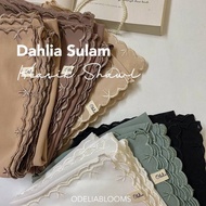 Dahlia Sulam Klasik Shawl (Raya Edition)