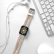 Apple Watch Series 1 , Series 2, Series 3 - Apple Watch 真皮手錶帶，適用於Apple Watch 及 Apple Watch Sport - Freshion 香港原創設計師品牌 - 米色木紋 19