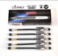 [1 BIJI] SATUAN Pulpen Hi-Tech Carinex Hitam - Pulpen Hitech Hitam-Pulpen Hitec murah