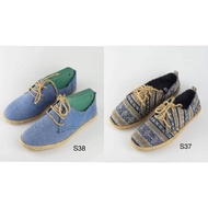 New Espadrille Women's Shoes Handmade Canvas Casual Indie Vintage Sneakers Hill Tribe Cloth espadril