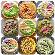 2022 Mid-Autumn Festival Mold - 9 round sides Landscape