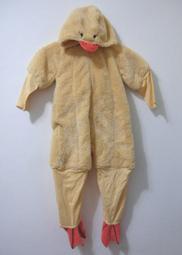 黃色小鴨裝 造型服 連身衣 兔裝 90cm(厚款超保暖)