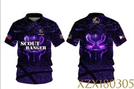 Scout Ranger: Create 3D fully sublimated Polo T-shirt with a unique tactical image