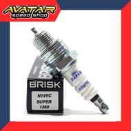 Brisk Copper Racing N14YC Spark Plugs Brisk Racing Motorcycle Spark Plugs