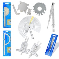 Yunbei 32 Pieces Clip Copper Sheet Thickness Gauge Stainless Ruler High Precision Stainless Steel Fe