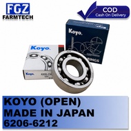 KOYO JAPAN 6206 6207 6208 6209 6210 6211 6212 CM OPEN BEARING authentic legit