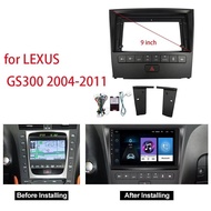 Android Car Radio Wire Harness For 2004-2011 Lexus GS300 9inch Plastic Fascia Car DVD Frame