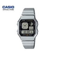 Casio Vintage A130WE-1A Stainless Steel Band Men Watch