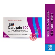 Cardiprin 100 (Aspirin & Glycine) Tablet ( 30s / 90s )