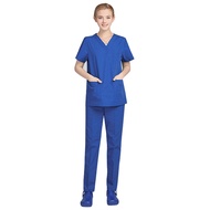 Wenurse Scrub Suit ชุดพยาบาลสตรีสั้น Seleeve