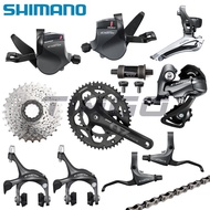 Shimano Claris R2000 Falt Bar Road Folding Bike 2×8 Speed Groupset FD-R2000 RD-R2000 Front Rear Dera