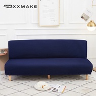 [Gratis Ongkir]Xxmake cover sofa bed  Sarung Sofa Bed  Motif Polos Penutup Sarung Sofa Bed Elastis S