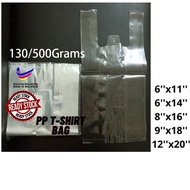 130 Grams/500 Grams PP Singlet Bag / PP Clear Plastic Bag / Transparent Bag / Plastik Lutsinar