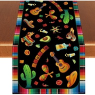 Cinco De Mayo Table Runner Mexican Table Cloth Cinco De Mayo Decorations Mexican 5 De Mayo Fiesta Pa