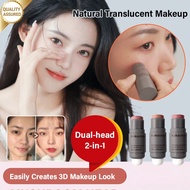 Teenage Blush Stick Triple Mushroom Head Genki Blush Stick Soft Matte Triple Blush Stick