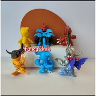 Digimon Agumon Action Figure Set of 6