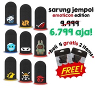 SARUNG JEMPOL CUSTOM EMOTE EDITION UNTUK GAME FF/FREE FIRE, MOBILE LEGENDS, , ONIC, EVOS, RRQ (ANTI 